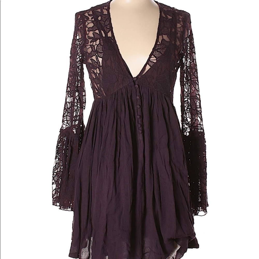 Free people purple dress
